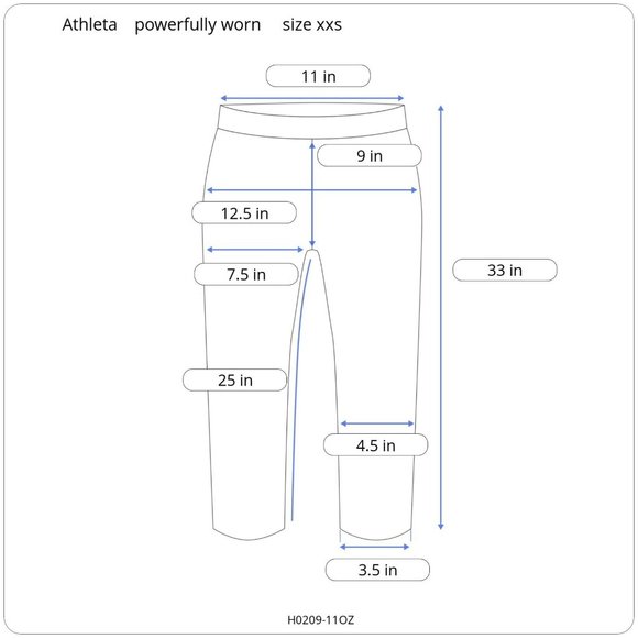 Athleta WORN ONCE  crop Legging‎ powerfully worn beige size xxs - Picture 10 of 10